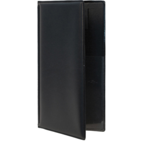 PORTACONTO 23,7x12,5cm NERO in PVC BASIC con 4+2 BUSTE FISSE